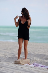 Claudia Romani On The Beach
