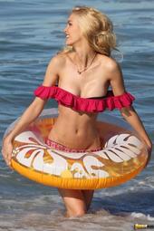 Kat Torres On The Beach