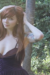 Ivy Snow Slides Out Of Her Purple Dress