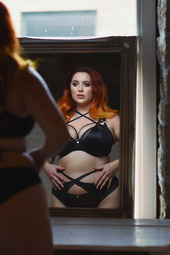 Lucy V In Sexy Black Lingerie