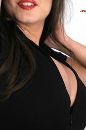 Miriam Gonzalez In Black Dress