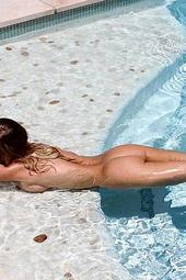 Nicole Aniston Sexy Red Bikini