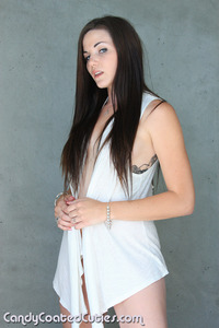 Bree looking sexy in all white