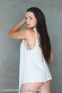 Bree looking sexy in all white