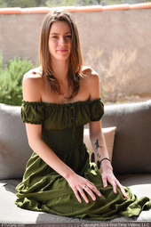 Lily In Briefly Outside