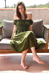 Lily In Briefly Outside