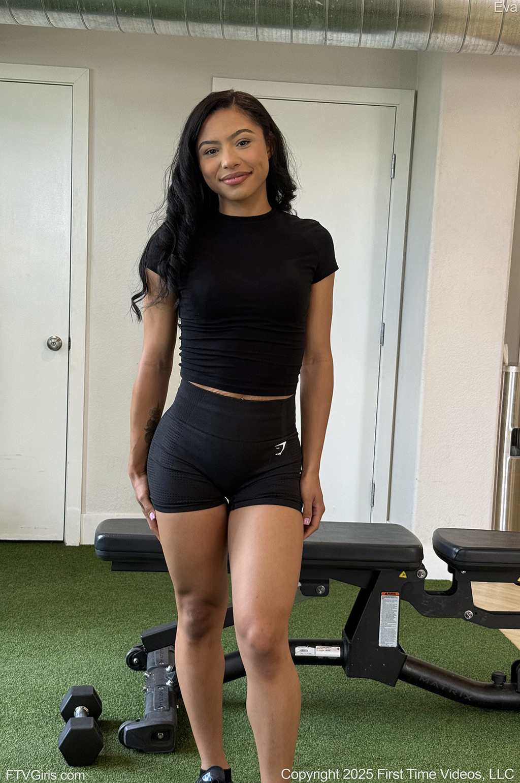Eva In The Fitness Center 00