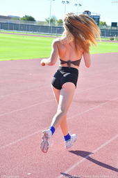 Luna In Flying On The Track