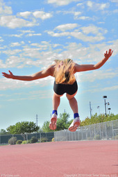 Luna In Flying On The Track