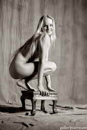 Anastasia On The Stool