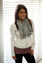 Hailey Leigh White Leather