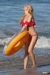 Kat Torres On The Beach