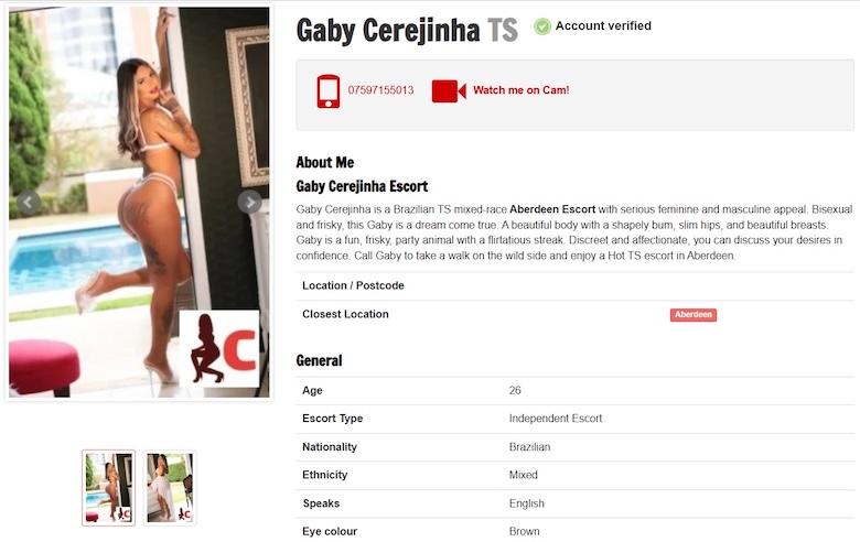 Everything You Need To Know About The Aberdeen Escorts TS Scene