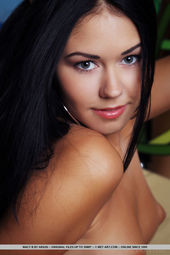 Black-haired Teen Goddess Macy B