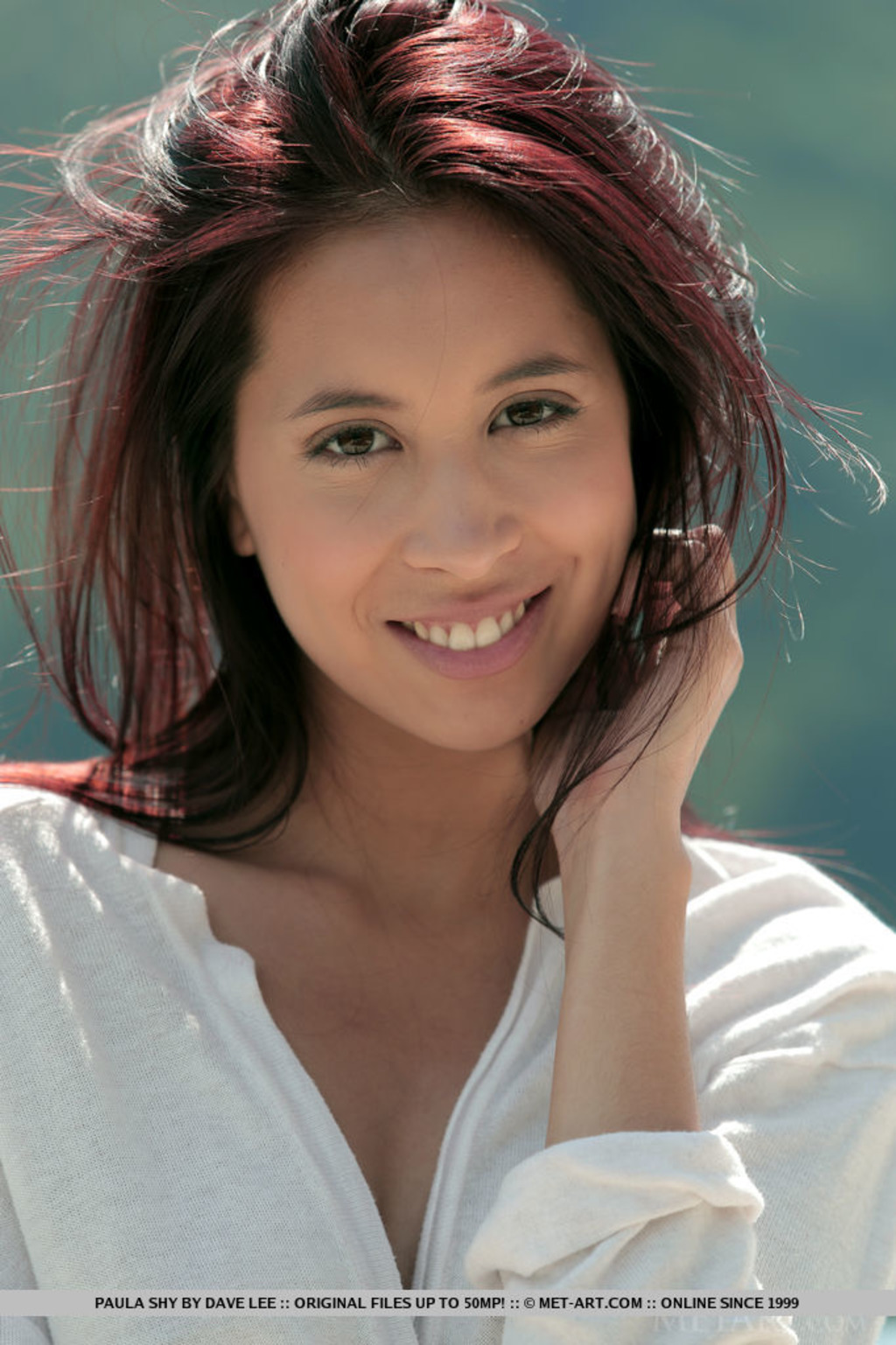 Attractive Brunette Paula Shy 04