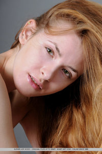 Redhead teen with big naturals