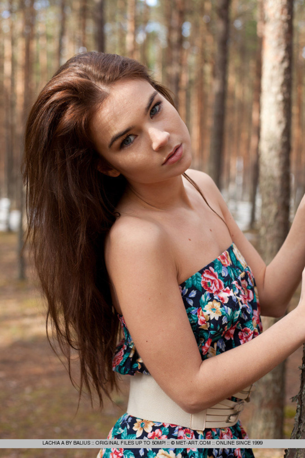 Teen nudity in the forest 05