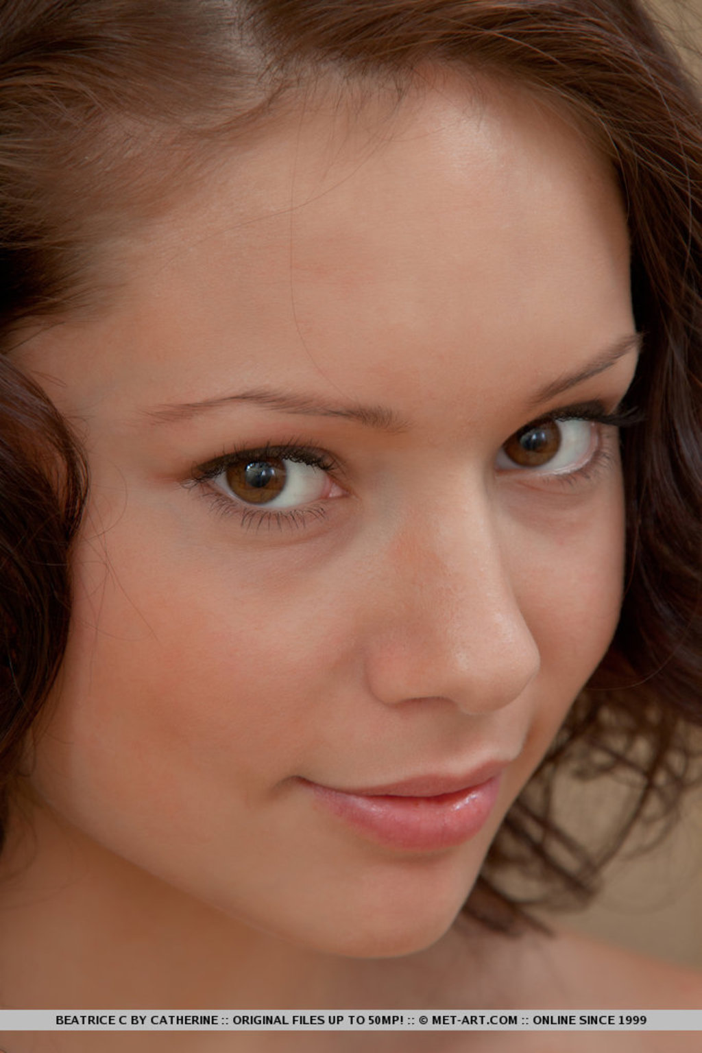 Naked brunette teen 01