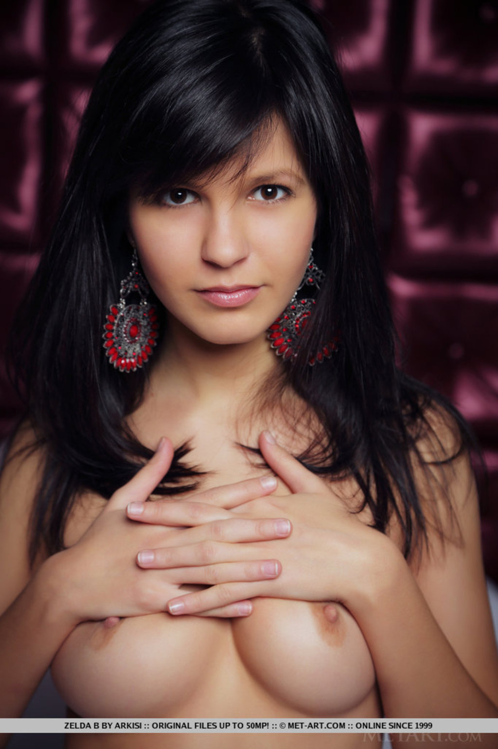 Raven Haired Teen Zelda B Nude 14