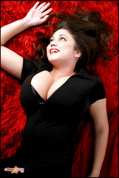 Busty Brunette Looks Hot