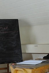 Naughty babes in the classroom