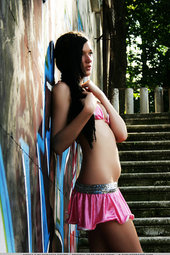 Public teen nudity