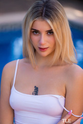 Angelique In Poolside Serenity