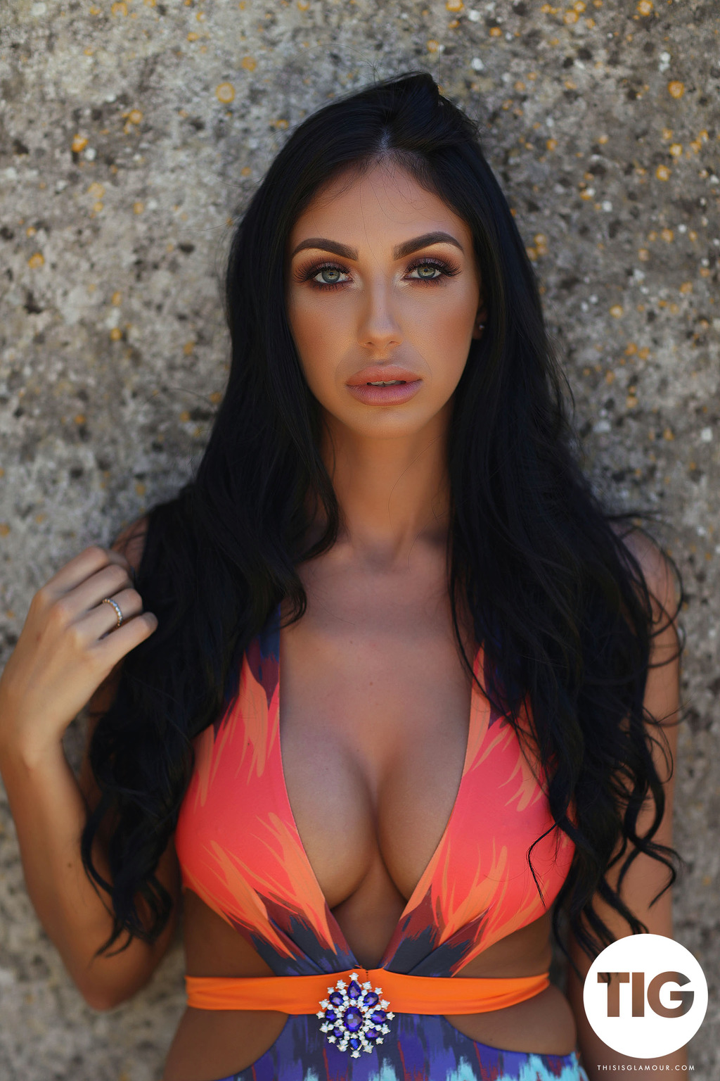 Anya Leigh In Sexy Bikini Strip 00