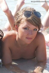 Sexy girls at the beach