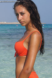 Kristina Orange Bikini