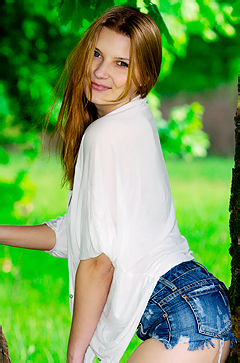 Natural Cutie In Outdoors