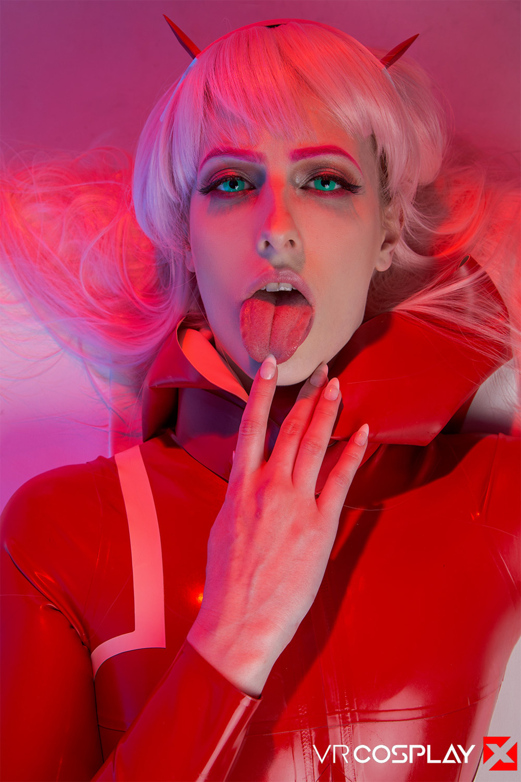 Alex Harper In Red Latex 08