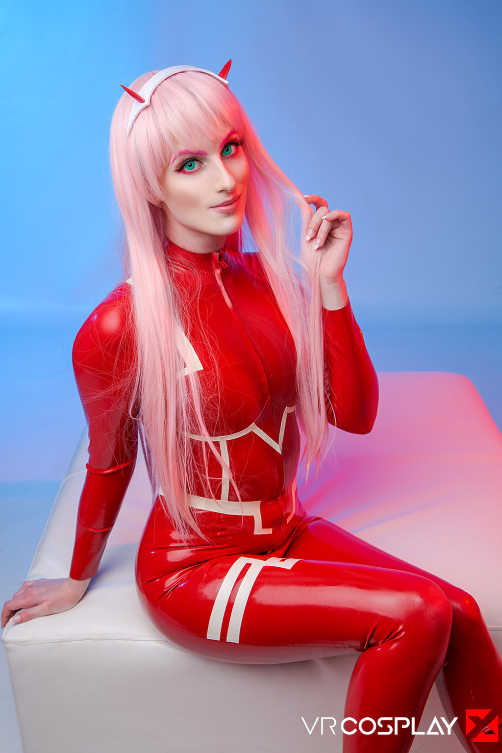 Alex Harper In Red Latex 09