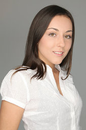 Iwia Young brunette Beauty In Jeans And Bra